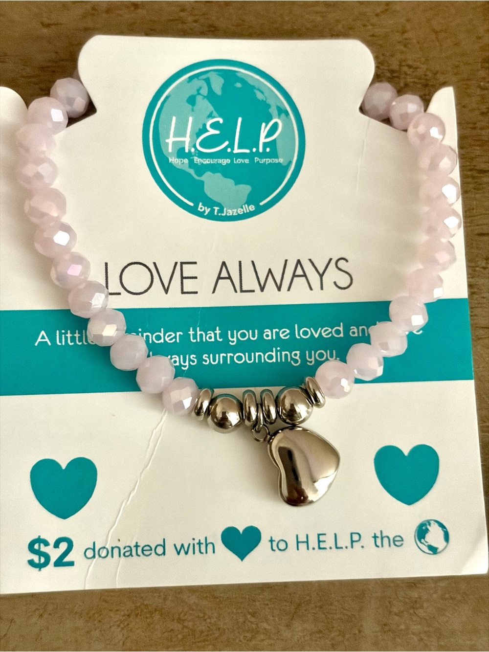 Tiffany Jazelle love always semi precious stones with sterling charm